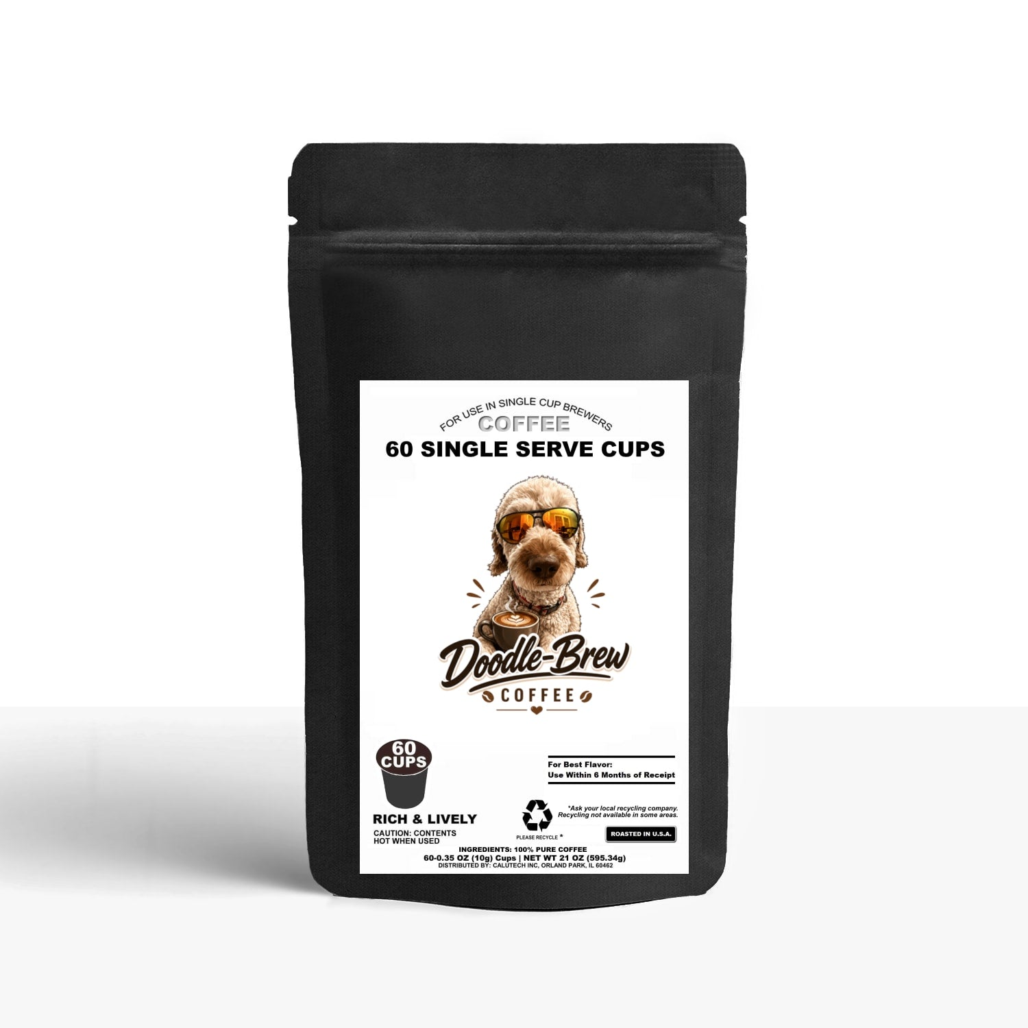 60 Pack Single Serve Coffee Capsules